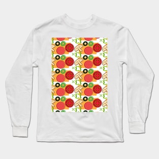 Pizza Toppings Long Sleeve T-Shirt